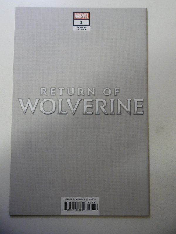 Return of Wolverine #1 (2018) Variant Edition NM- Condition