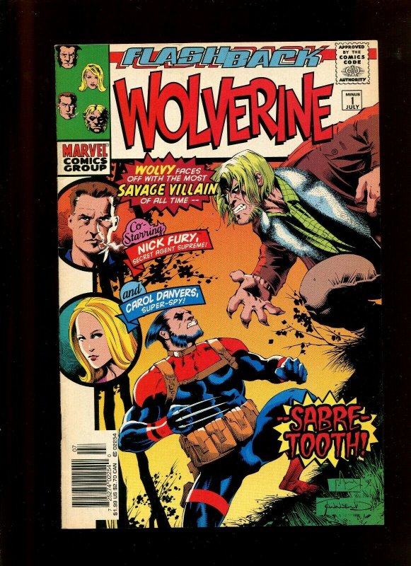 WOLVERINE #-1 (7.0) A WHIFF OF SARTRE'S MADILINE!! 1997