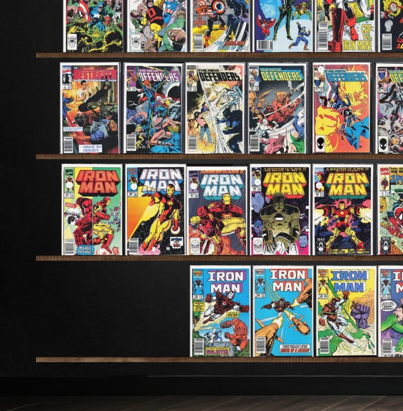 Huge Lot 140+ Comics with Iron Man, The Defenders, Spider-Man & More!