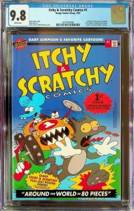 Itchy & Scratchy Comics #1 (1993) - CGC 9.8 - Cert#4371905006
