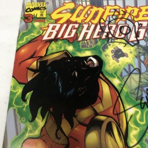 Superfire And Big Hero 6 (1998) # 3 (FN/VF) Signed Scott Lobdell • Marvel Comics