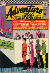 Adventure Comics 346  VG 1966 1st App Karate Kid, Projectra, Ferro Lad, Others
