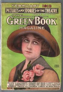 Green Book 2/1913-Pearl Barti-Robert Graef-Winona Godfrey-G/VG
