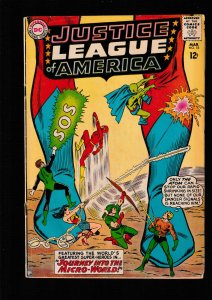 Justice League of America #18 (1963) VG / JOURNEY INTO THE MICRO WORLD