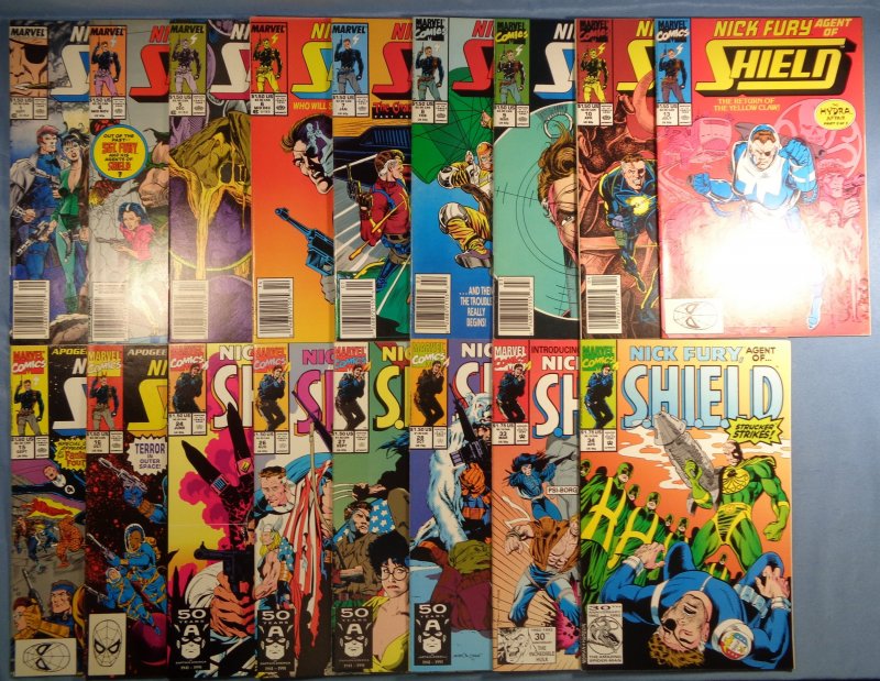 Nick Fury Agent of Shield Lot of 16 #1-33 Wolverine Avengers She-Hulk FF