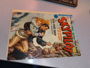 Skypilot #11 lev gleason 1951 golden age Saunders painted cover precode war