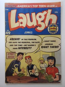 Laugh Comics #49 (1952)W/ Archie!! Beautiful VG Condition!