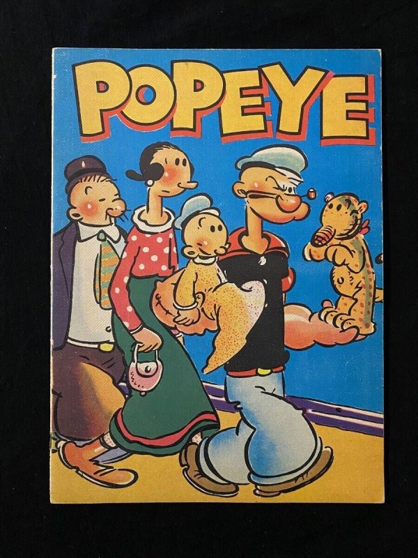 POPEYE 1937-King Features Linen Book-OLIVE OYL-  VF+