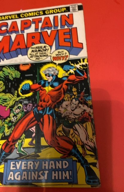 Captain Marvel #25 (1973)namor and the Hulk
