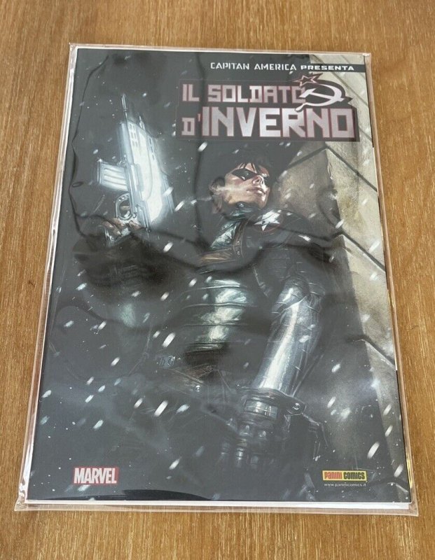 CAPITAN AMERICA PRESENTA IL SOLDATO D'INVERNO #1 Panini Italian Foil Variant NM+