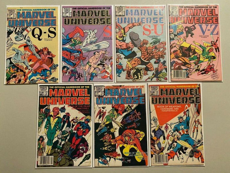 Marvel Universe Set #1-15 6.0 FN (1982)