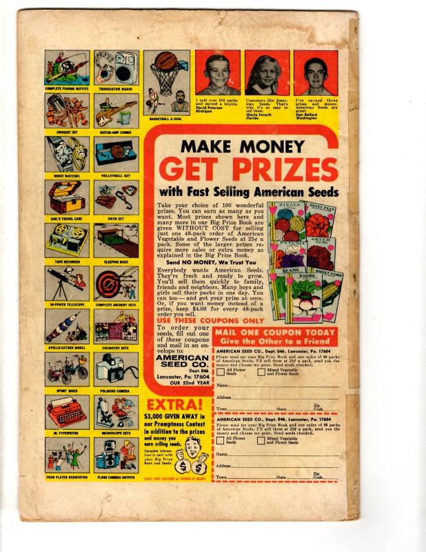 Captain America # 125 VG Marvel Comic Book Avengers Hulk Thor Red Skull RH1