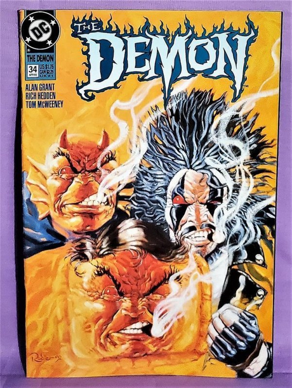 THE DEMON #34 Denis Rodier Painted Cover LOBO Appearance (DC 1993)