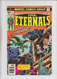 the Eternals #4 FN Marvel 1976 1st appearance Gammenon 2nd Sersi MCU MOVIE