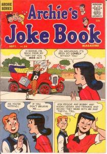 ARCHIES JOKE BOOK (1954-1982)24 VG-F  Sept. 1956 COMICS BOOK