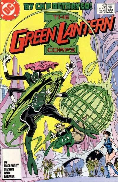 Green Lantern Corps (1986 series) #214, NM- (Stock photo)