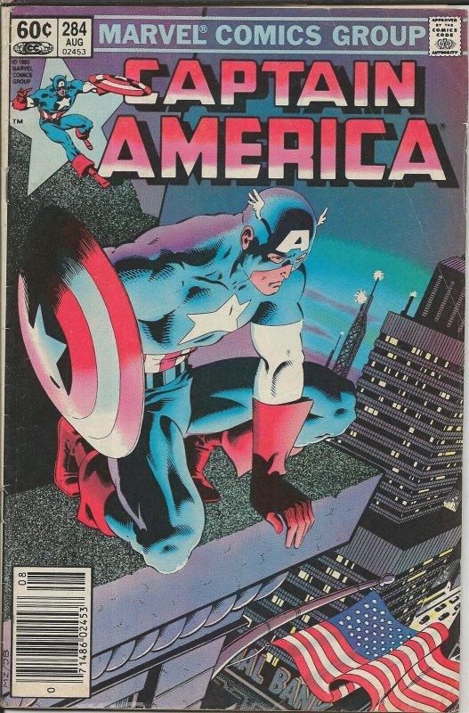 Captain America #284 ORIGINAL Vintage 1983 Marvel Comics  