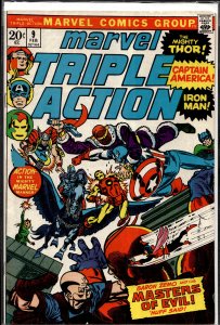 Marvel Triple Action #9 (1973) The Avengers