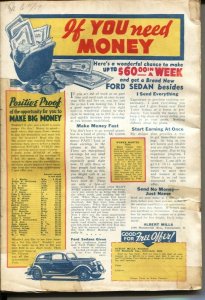 THRILLING WESTERN  Jan 1936--DEAD MAN WALKS by GUNNISON STEELE-COMIC ART STOR...