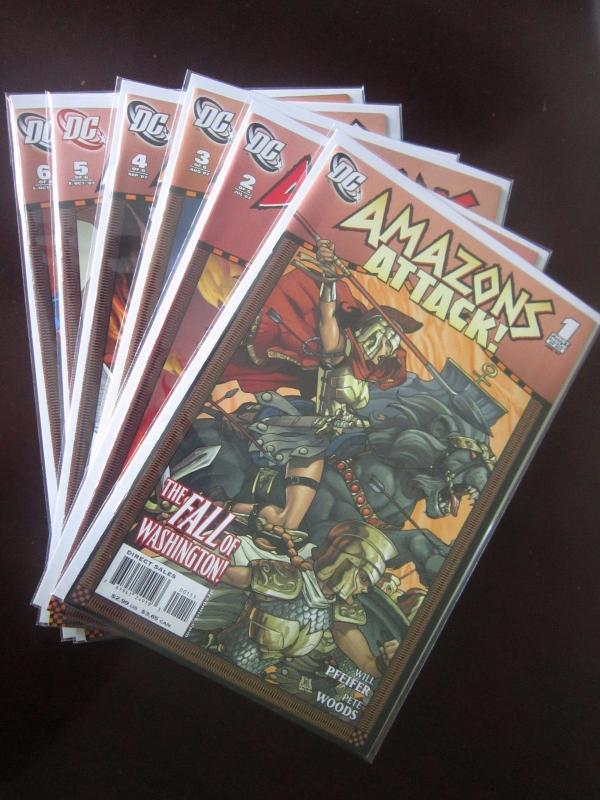 Amazons Attack (2007) #1-6 Set - 8.0 VF - 2007