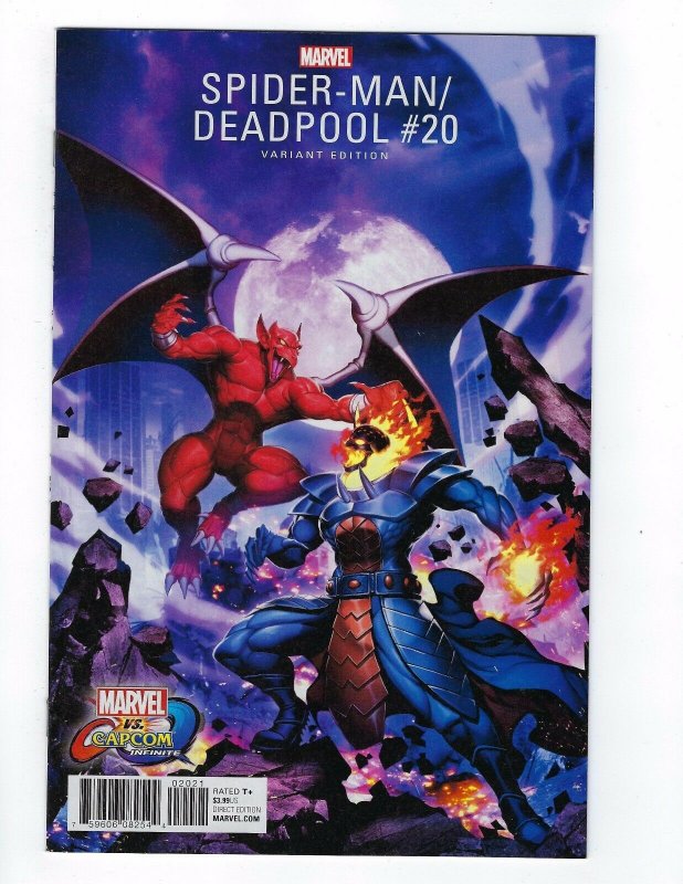 Spider-Man Deadpool # 20 Marvel VS Capcom Variant Cover NM 