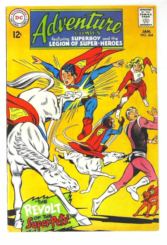 Adventure Comics (1938 series)  #364, VF (Actual scan)