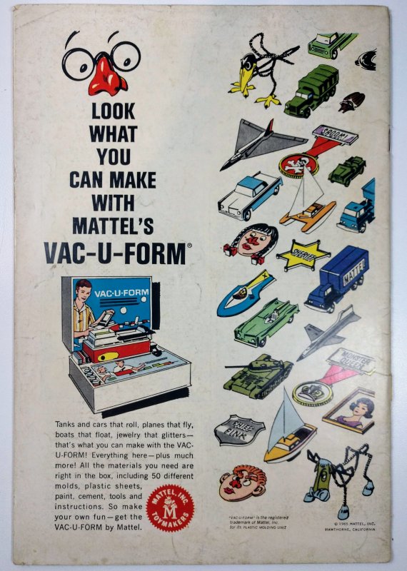 The Atom #25 (2.5, 1966) Bottom staple detached