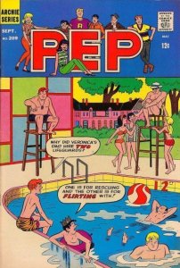 Pep Comics   #209, Fine- (Stock photo)