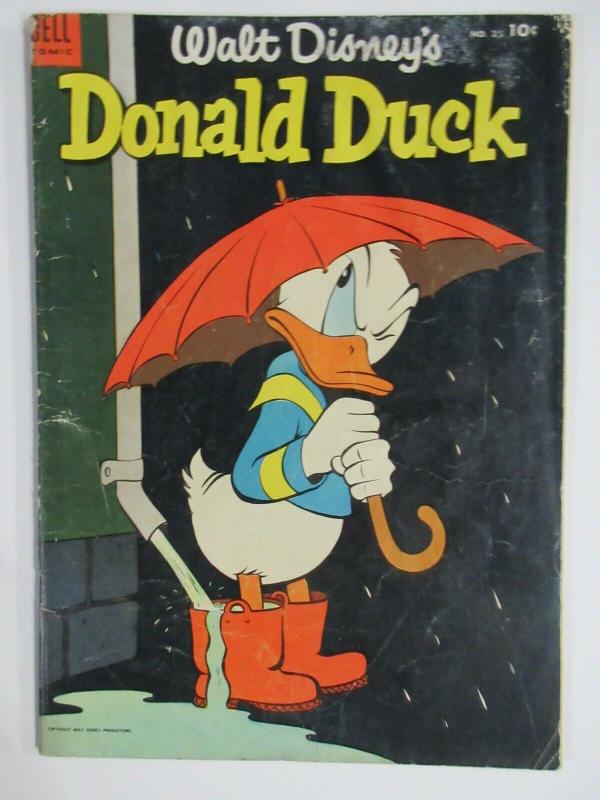 DONALD DUCK #35 (Dell, 6/1954) GOOD (G)  Walt Disney, Daisy, Barks cover