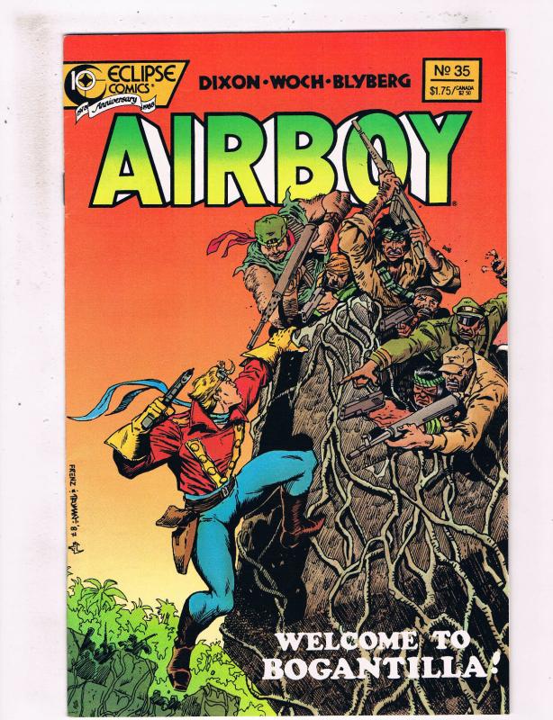 Airboy #35 VF Eclipse Comics Comic Book Dixon 1988 DE25