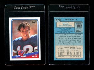 1988 Topps Jim Kelly #221 2nd Year  MINT