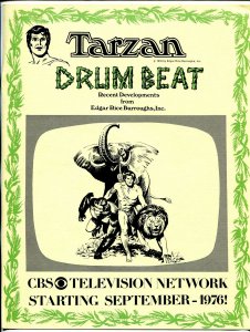 Tarzan Drum Beat #3 1976-Edgar Rice Burroughse-Russ Manning art- FN