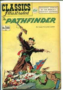 CLASSICS ILLUSTRATED #22-HRN 70-THE PATHFINDER-JAMES FENIMORE COOPER-vg+