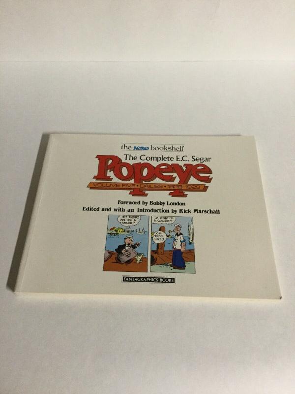 The Complete E.C. Segar Popeye Volume 5 Dailies 1928-1929 Nemo Oversized B17