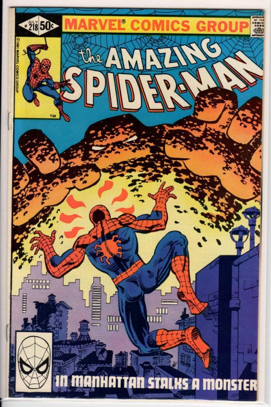 The Amazing Spider-Man #218 Direct Edition (1981) 7.5 VF-