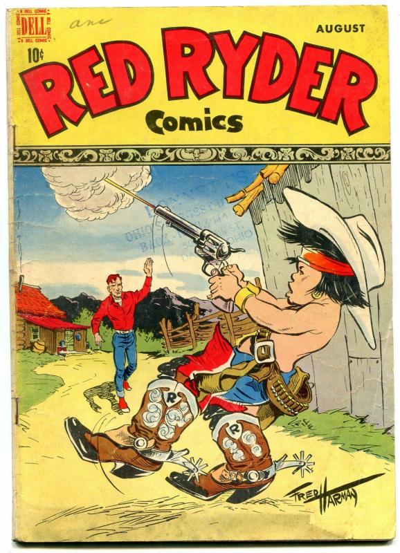 Red Ryder #61 1948-Dell Western Golden Age- Fred Harman VG 