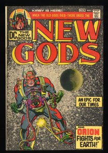 New Gods #1 FN+ 6.5 1st Appearance Orion! Jack Kirby Art!