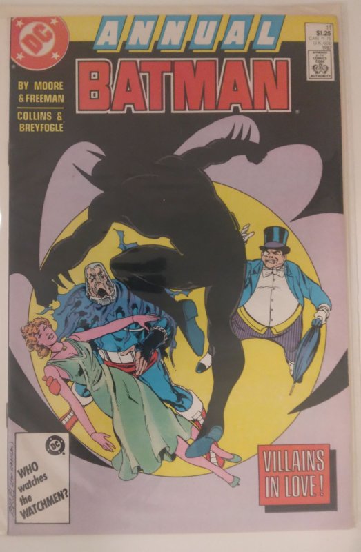 Batman Annual #11 (1987) FN Alan Moore/Breyfogle, Clayface, Penguin