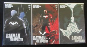 Batman The Imposter 1 2 3 Complete Tomlin Sorrentino DC Black Label 2021 NM