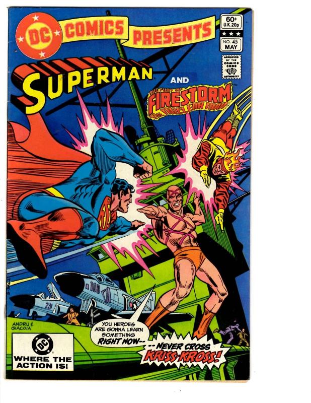 5 DC Comics Presents Comic Books #40 44 45 46 48 Superman Aquaman Firestorm BH24