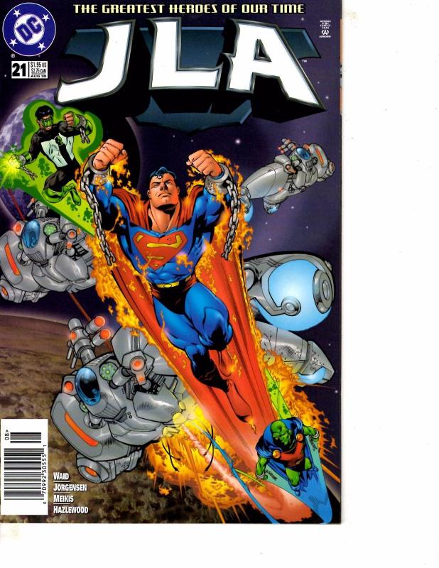 Lot Of 9 JLA DC Comic Books #13 16 17 20 21 22 23 24 25  Batman Superman DC5