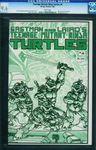 Teenage Mutant Ninja Turtles #4-CGC 9.6-1985-white pages-1452276002