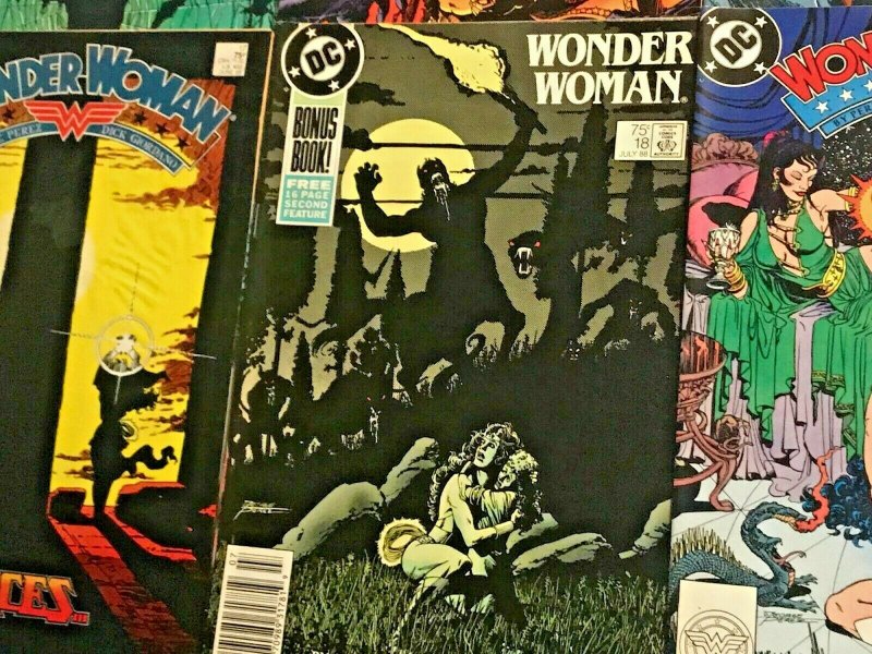 WONDER WOMAN#1-26 VF LOT 1987 (20 BOOKS) GEORGE PEREZ DC COMICS