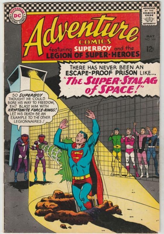 Adventure Comics #344 Superboy strict VF/NM 9.0 High-Grade  Legion  Super-Heroes