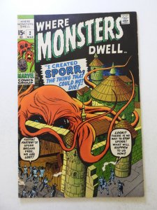 Where Monsters Dwell #2 (1970) VF- condition