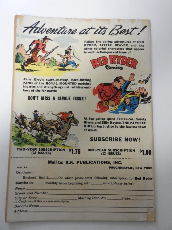 Red Ryder Comics #70 (1949) GD/VG Condition