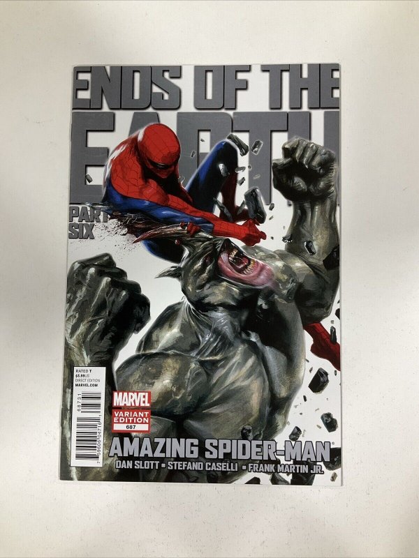 Amazing Spider-Man #687 2012 1:15 Dell Otto Rhino Variant Marvel Nm
