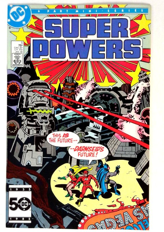 Super Powers #5 (1986) Darkseid Robin Flash DC NM-