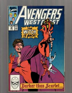 Lot of 12 West Coast Avengers Comics #38 39 40 41 42 43 44 51 53 55 56 57 J417