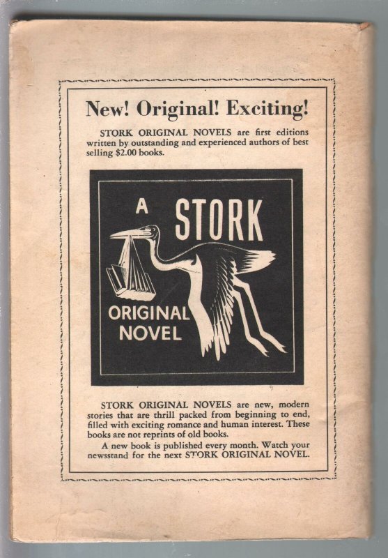 Stork Original Novel 1949-Life Of Passion-Gordon Semple-Rodewald cover-FR